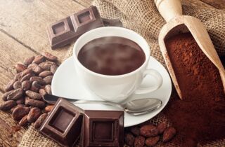 Горячий шоколад с кофе